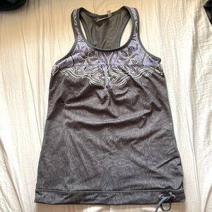 Gray & Purple Athleta Tank